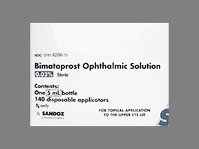 BIMATOPROST 0.03% OPHTH SOLN [SAND