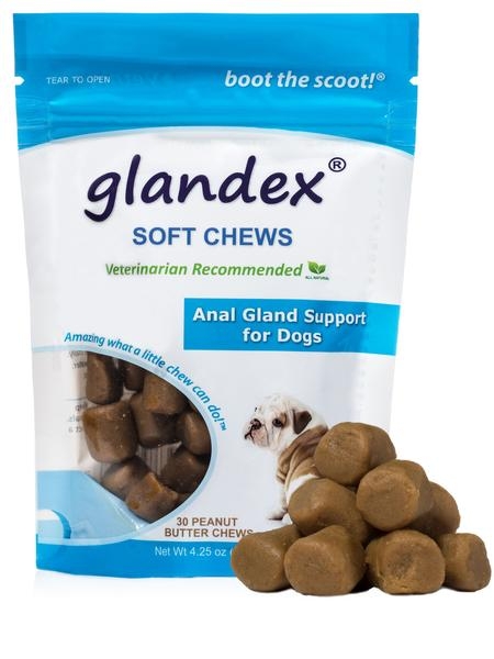 GLANDEX SFT CHEW DOG-PEANUT BUTTER