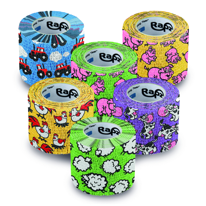 RAPZ FUNNY FARM VTY PACK 2"X5.5YDS