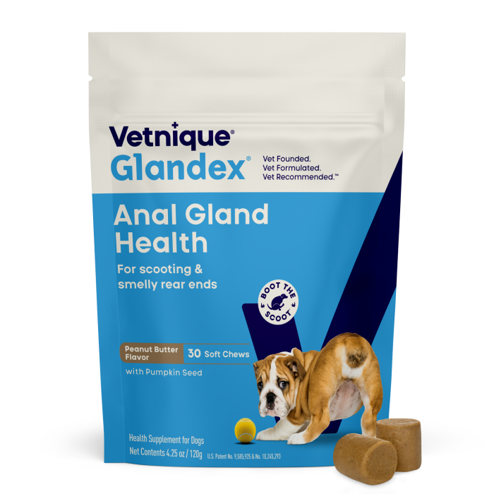 GLANDEX SFT CHEW DOG-PEANUT BUTTER