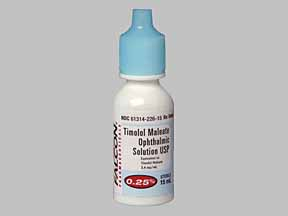 TIMOLOL MAL .25% 15ML OPTH
