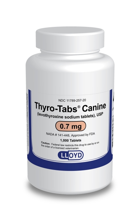 THYROTABS 0.7MG CANINE