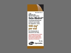 SOLU-MEDROL 500MG VIAL     #075801