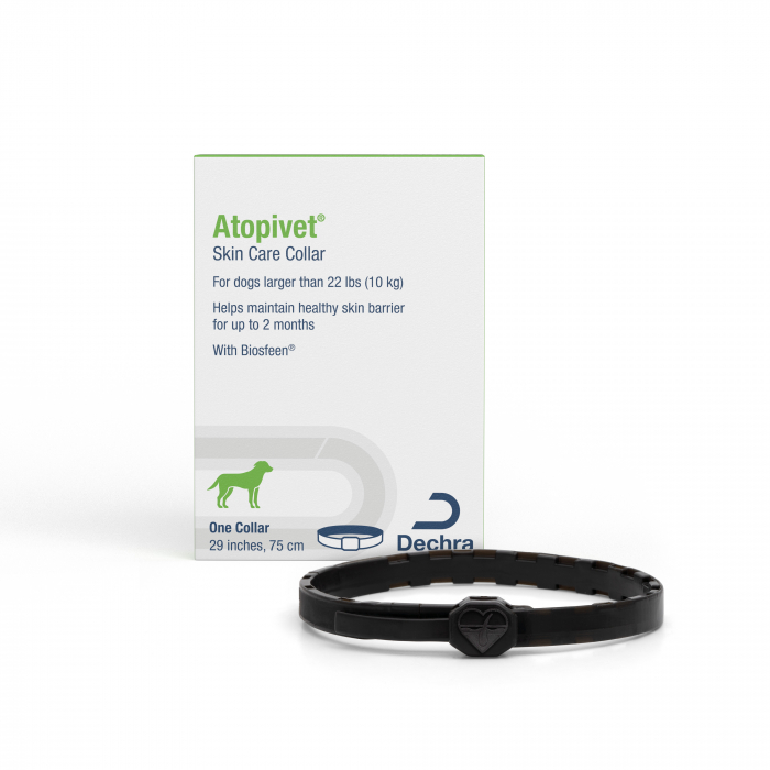 ATOPIVET SKIN CARE COLLAR DOG>22LB