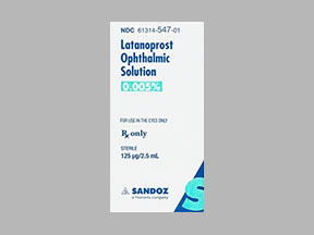LATANOPROST .005% OPTH SOL [SANDOZ