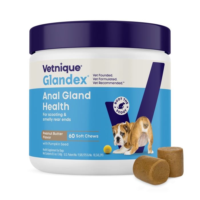 GLANDEX SFT CHEW DOG-PEANUT BUTTER