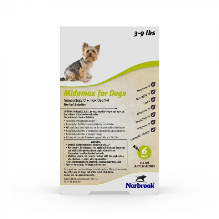 MIDAMOX TOPICAL X-SMALL DOG 3-9LBS