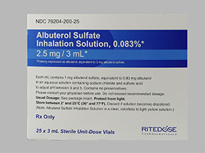 ALBUTEROL .083% INH SOLN