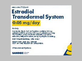 ESTRADIOL TRANSDERMAL .05MG PATCH