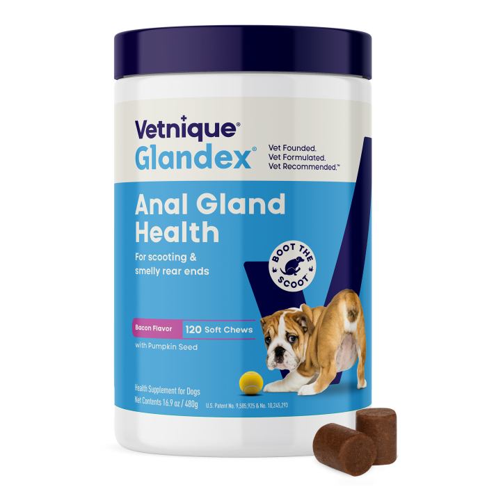GLANDEX SFT CHEW DOG-BACON