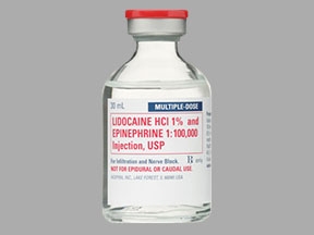 LIDOCAINE W/EPI 1% INJ 25x30ml