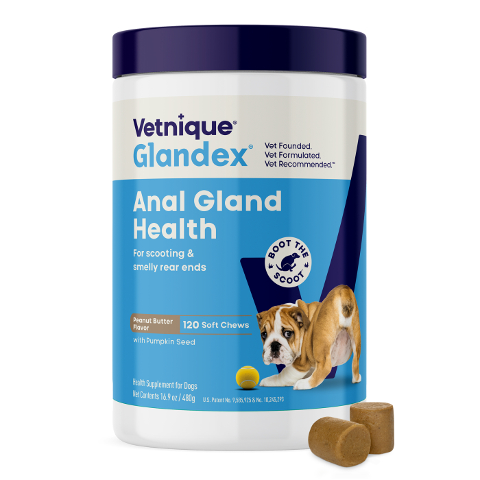 GLANDEX SFT CHEW DOG-PEANUT BUTTER