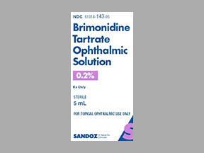 BRIMONIDINE TARTRATE .2% OPHT SOLN