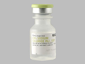 SOD CHLOR 0.9% INJ FTV 25X10ML - First Veterinary Supply