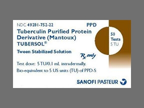 TUBERSOL 5TU/50 TEST VIAL  #075222