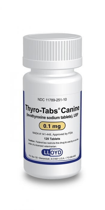 THYROTABS 0.1MG CANINE