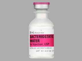 STERILE WATER FOR INJ BACT 25X30ML - First Veterinary Supply