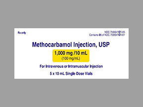 METHOCARBAMOL 100MG/ML