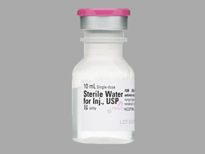 STERILE WATER FOR INJ FTV 25X10ML