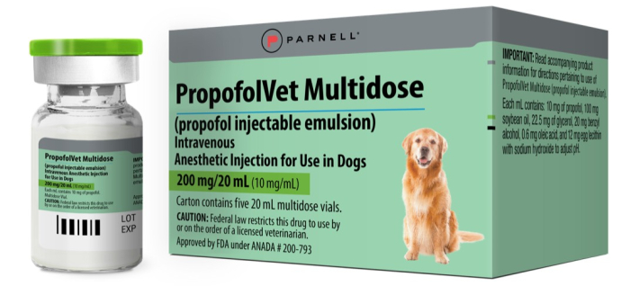 PROPOFOLVET MULTIDOSE 10MG/ML