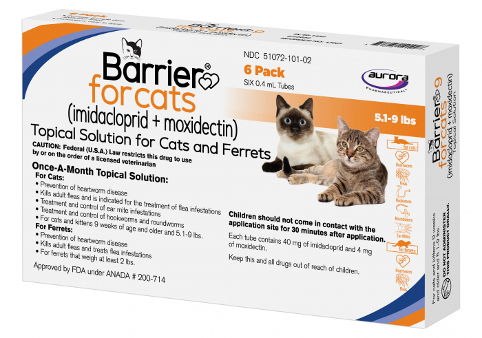 BARRIER TOPICAL MED CAT 5.1-9LBS
