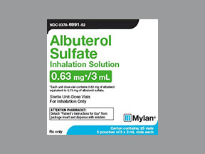 ALBUTEROL SULF .63MG/3ML INH SOLN