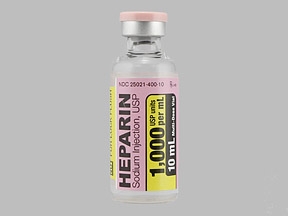 HEPARIN SOD 1000U/ML INJ