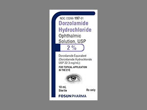 DORZOLAMIDE 2% OPHT SOLN