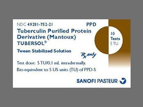 TUBERSOL 5TU/10 TEST VIAL  #075221