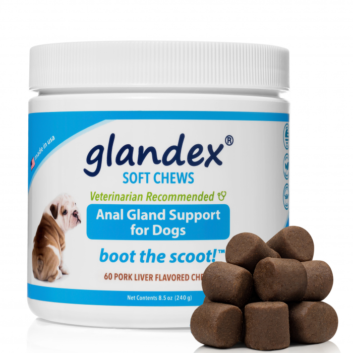 GLANDEX SFT CHEW DOG-PORK LIVER