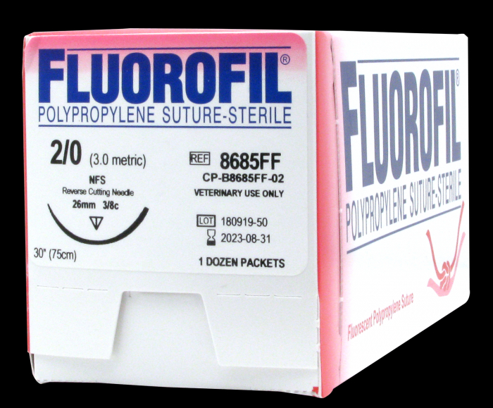 SUT FLUOROFIL 2/0 NFS 30"