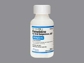FAMOTIDINE 40MG/5ML ORAL SUSP