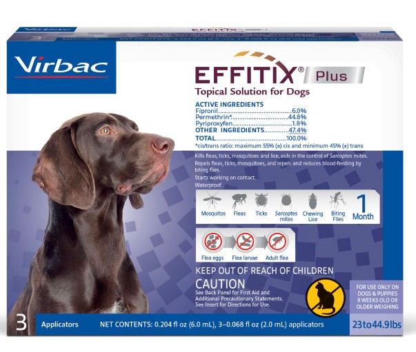 EFFITIX PLUS TOPICAL SOL DOG-MED