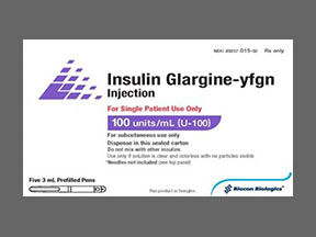 INSULIN GLARGINE 100U/ML PENS 5X3M