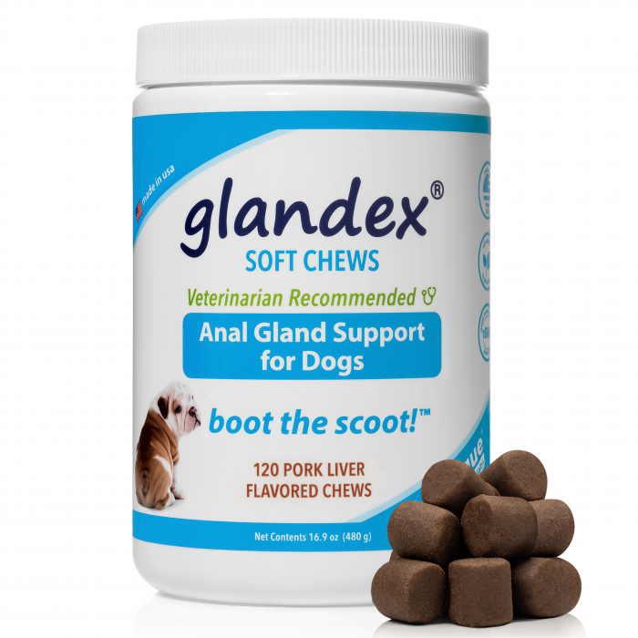 GLANDEX SFT CHEW DOG-PORK LIVER
