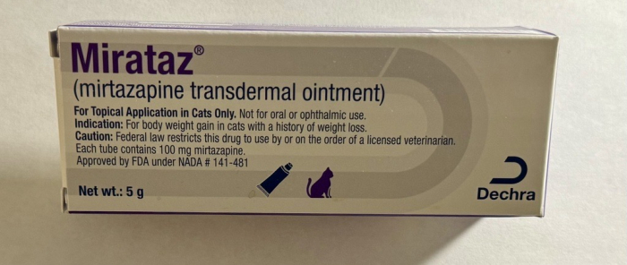 MIRATAZ TRANSDERMAL OINTMENT