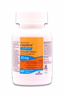 CARPROFEN(EXP 7/30/24)25MG CH TB