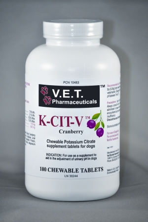 K-CIT-V + CRANB 640MG CHEW TAB