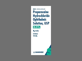 PROPARACAINE .5% OPHTH SOLN