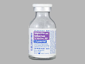 AMPICILLIN SOD/SULBACT 1.5GM INJ